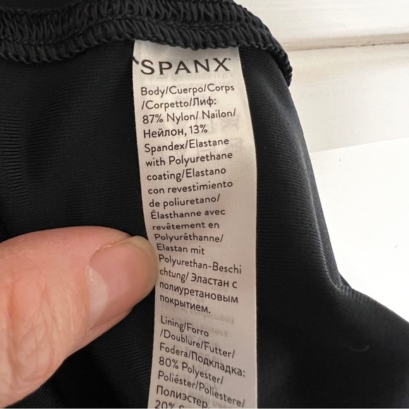 SPANX Black Faux Leather Leggings - Picture 10 of 11